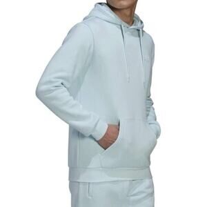 Adidas Originals Mens Adicolor Essentials Trefoil Hoodie Almost Blue Small Skate